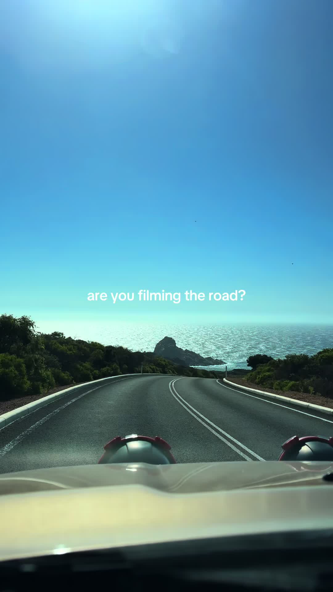 Would you drive this road? 🌊#traveldiaries #roadtrip #travel #oceanview #fyp 