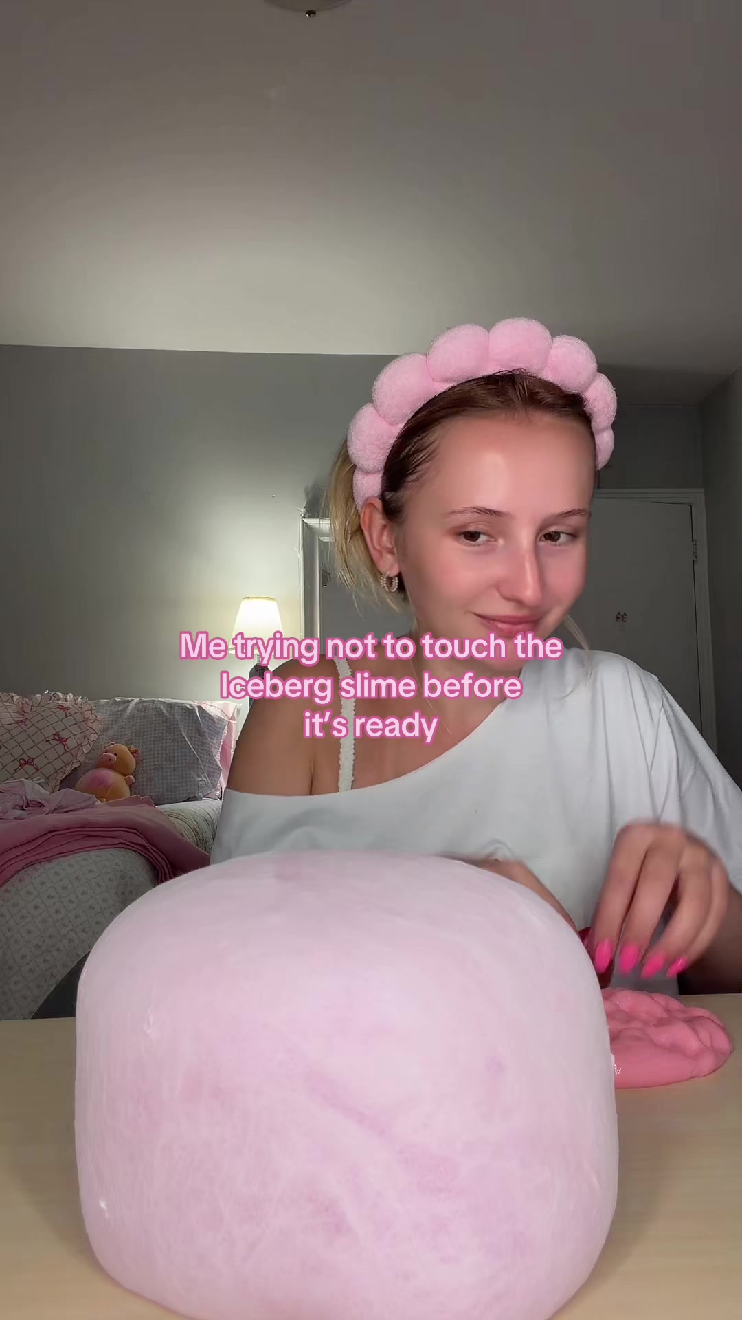 ITS SO TEMPTING😭 One more day of waiting🤞 #slime #slimetok #relatable #satisfying #viral 