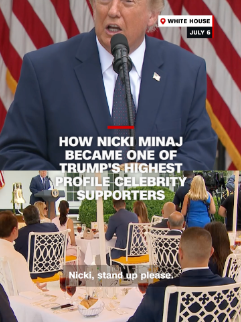 Once critical of President Donald Trump, Nicki Minaj has emerged as one of his most prominent celebrity suppor