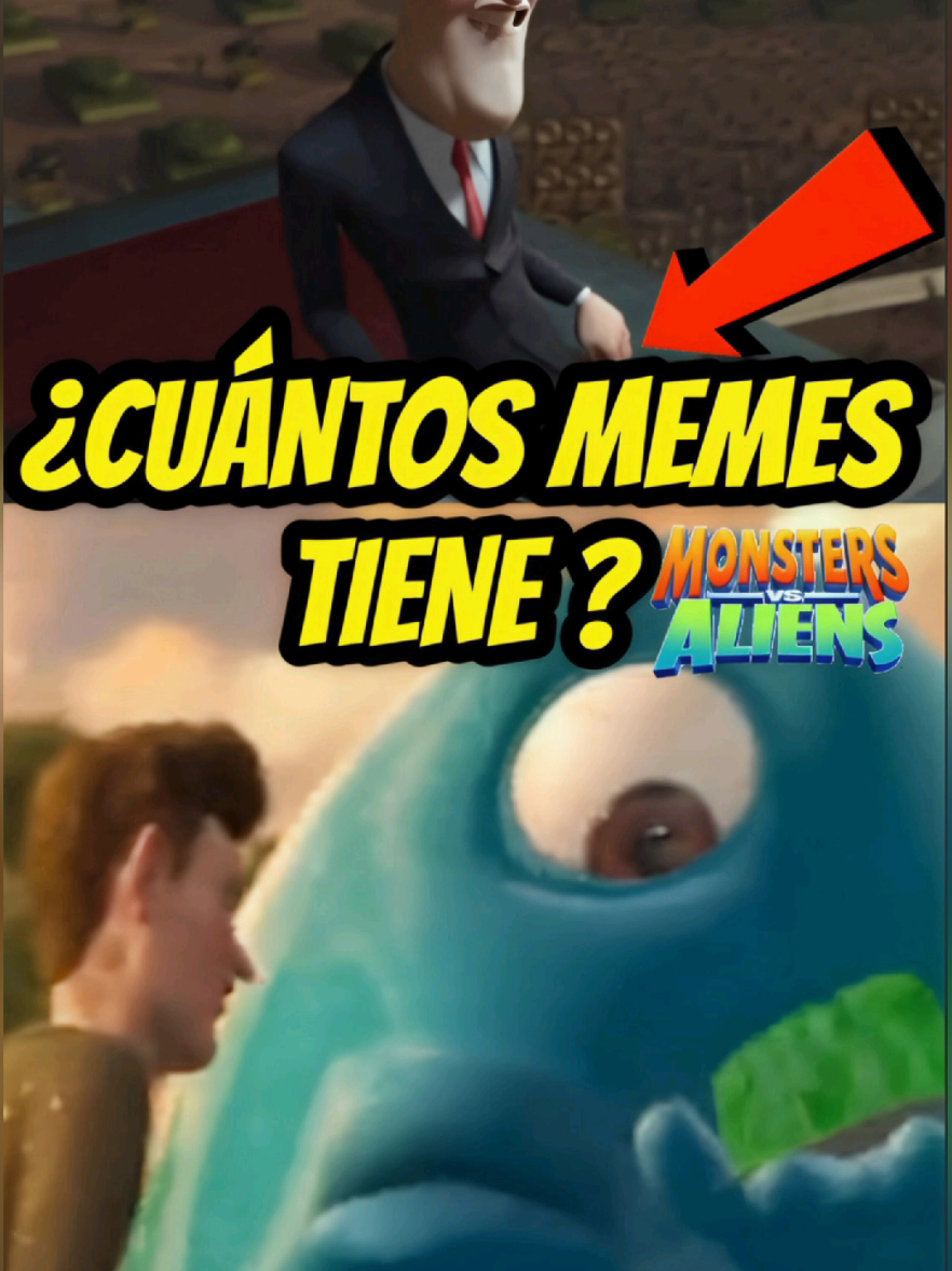 Monstruos vs Aliens es un MEME  #meme #peliculas #monstersvsaliens #dreamworks #viral 